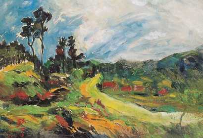 沙耆 1992年作 风景